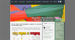 Desktop Screenshot of hamiltonpoverty.ca